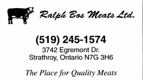 Ralph Bos Meats Ltd.